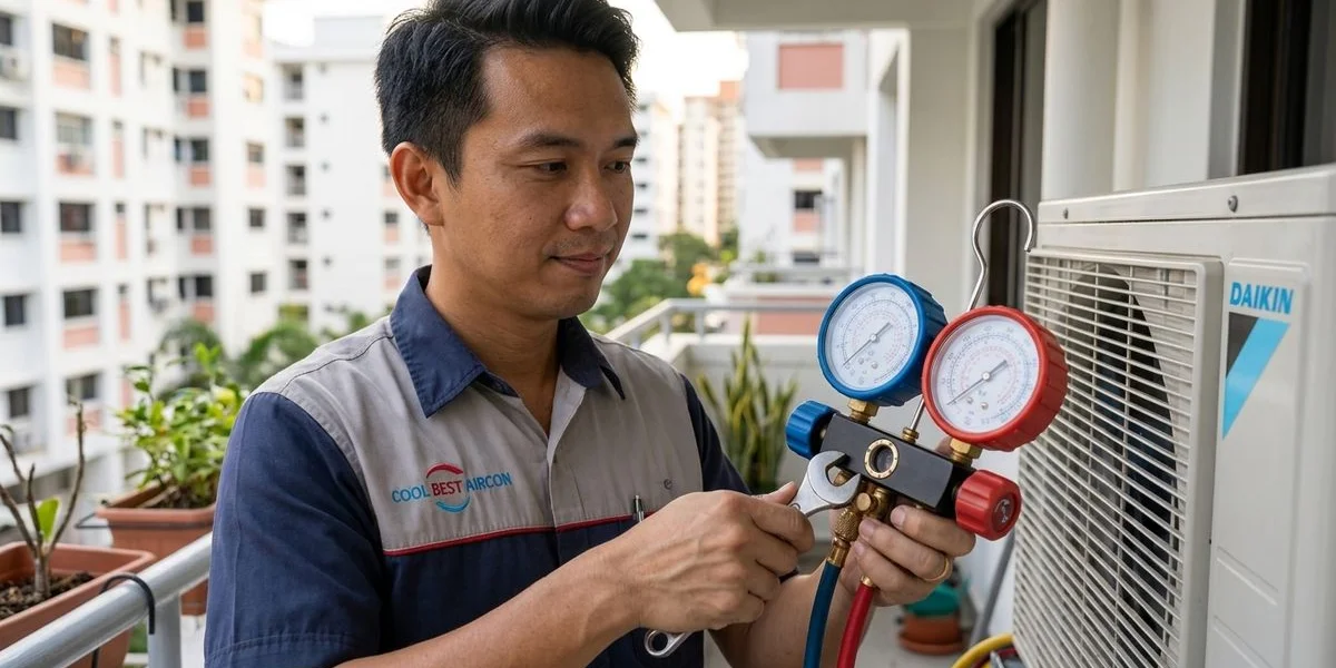 Aircon Gas Top-Up Process: What Actually Happens